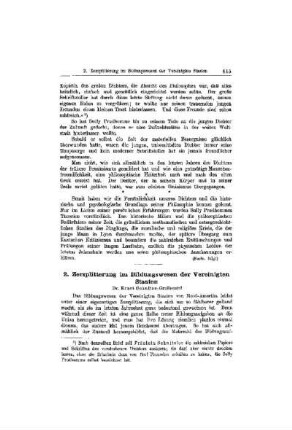Zersplittung im Bildungswesen der Vereinigten Staaten
