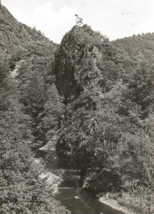 Harz. Bodetal. Gewitterklippe