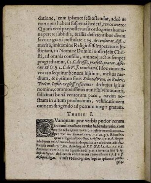 Thesis I. - XLIIX.