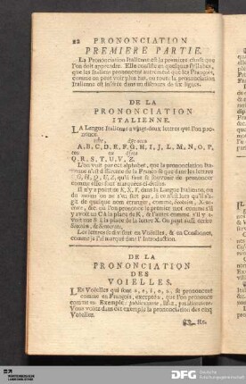 Prononciation Italienne