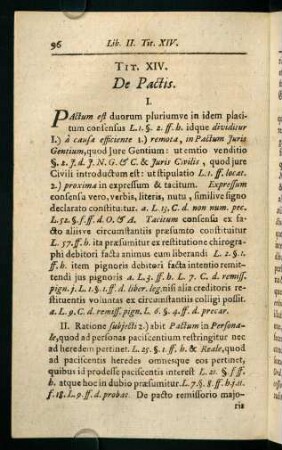 96-115, Tit. XIV. De Pactis - Tit. XV. De Transactionibus