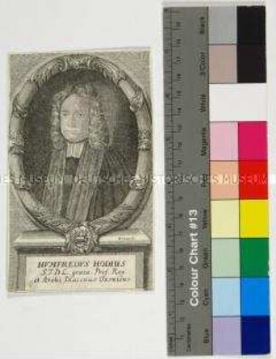 Porträt des Gräzisten, anglikanischen Theologen und Archidiakons in Oxford Humphrey Hody