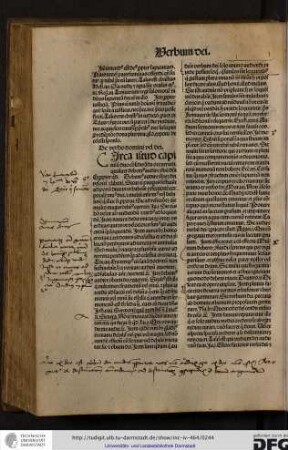 [C]irca istud capitulum duo consideranda occurrunt, qualiter debemus audire verbum domini et propter quid...