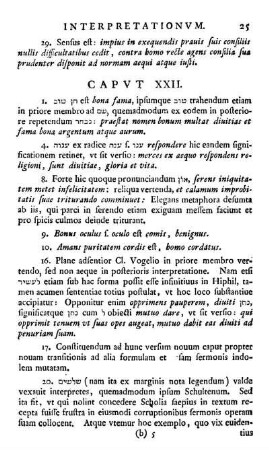 Capvt XXII.