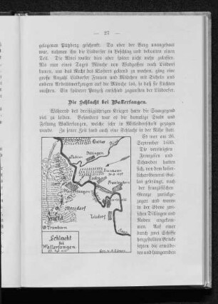 Die Schlacht bei Wallerfangen.