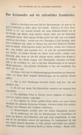 53-66 Das Trinkwasser und die epidemischen Krankheiten