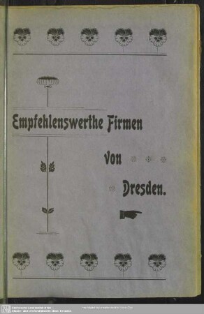 Anzeigen : Empfehlenswerte Firmen von Dresden