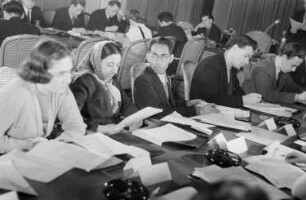 Kongress des Exekutiv-Komitees des Weltstudentenbundes (IUS) 13.-17.01.1951 : Kongressteilnehmer