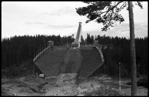 Oslo: Holmenkollen Sprungschanze, von unten