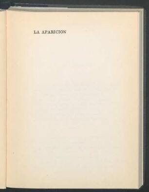 La aparición