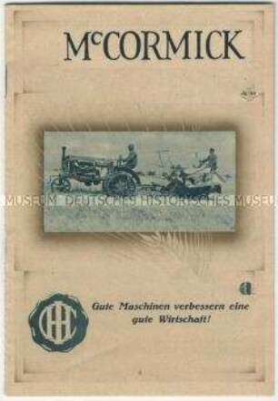 Katalog über landwirtschaftliche Maschinen