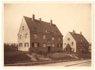 Gartenanlage Siedlung Rudeltstraße, Freital: Vorgärten zu Siedlungshäusern