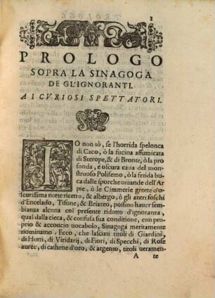La sinagoga degl'ignoranti