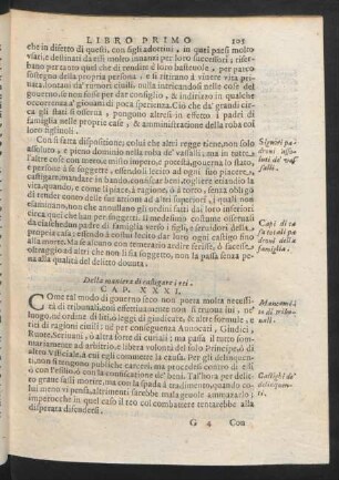 Cap. XXXI. Della maniera di castigare i rei
