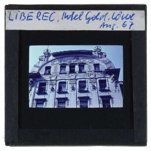 Reichenberg, Hotel Goldener Löwe (Zlatý Lév)