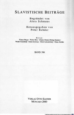 Geschichte und Geschichten : ästhetischer und historiographischer Diskurs bei N. M. Karamzin