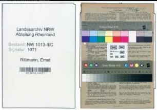 Entnazifizierung Ernst Rittmann , geb. 08.06.1913 (Textilkaufmann)