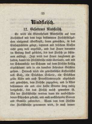Rindfleisch.