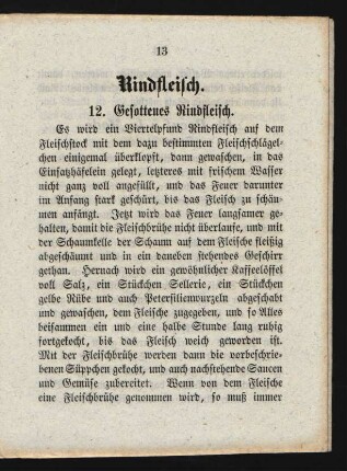Rindfleisch.