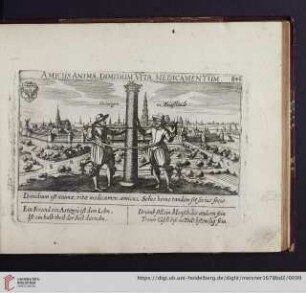 B45. Gröningen, "Amicus animae dimidum, vitae medicamentum"