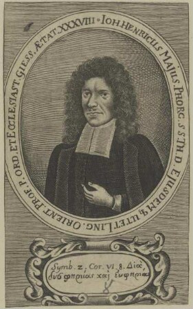 Bildnis des Iohannes Henricus Majus
