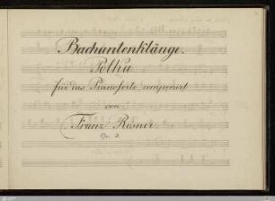 Bachanten-Klänge. Polka ... op. 3