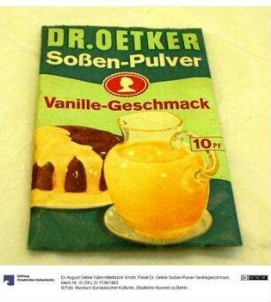 Paket Dr. Oetker Soßen-Pulver Vanillegeschmack