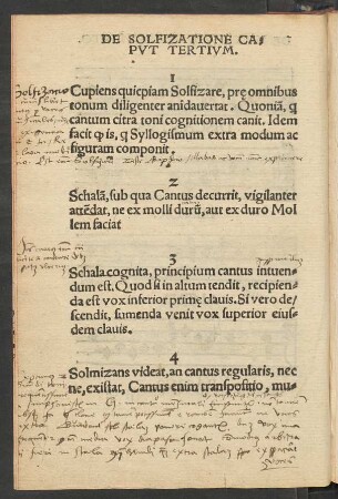 De Solfizatione Caput Tertium.