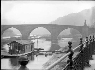 Neckarbrücke Heidelberg Ansicht vom 23.05.1913