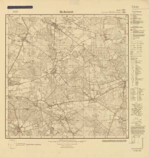 2519 (alte Nr.: 1115) Kirchwistedt, Meßtischblatt (4cm - Karte)