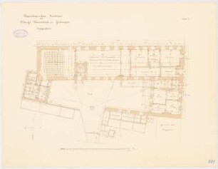 2. Physiologisches Institut der Universität Göttingen: Grundriss Erdgeschoss 1:100