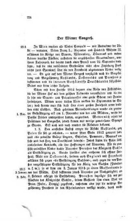 Der Wiener Congreß