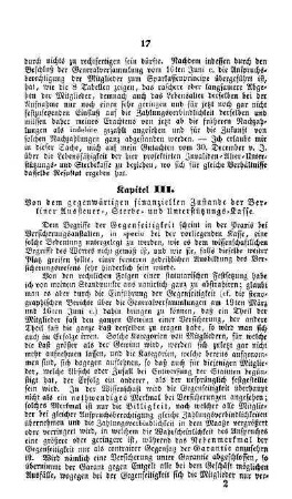 Kapitel III. Von dem gegenwärtigen finanziellen Zustande der Berliner Aussteuer-, Sterbe- und Unterstützungs-Kasse