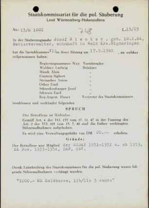 Riester, Josef