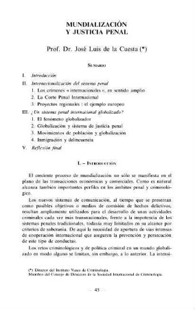 45-78, 5. Mundialización y Justicia penal