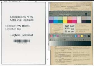 Entnazifizierung Bernhard Engbers , geb. 05.12.1917 (Lehrer)