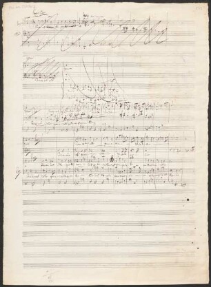 La Sulamite, V (2), Coro, orch, Excerpts. Sketches - BSB Mus.ms. 23154-2 : [without title?]
