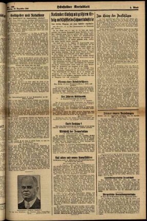 Zweite Ausgabe vom Montag, den 16. Dezember 1940.