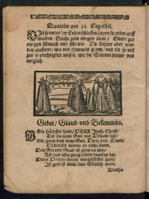 Gebet/ Glaub und Bekentnis.