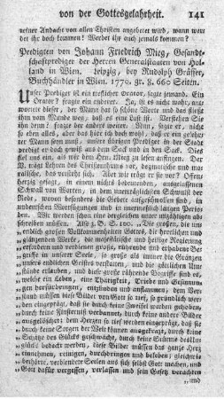 Predigten.