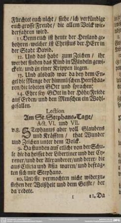 Am St. Stephans-Tage