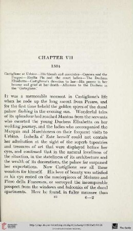 Chapter VII: 1504