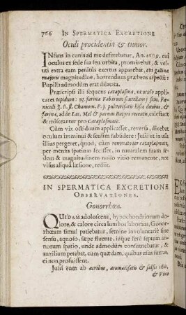 In Spermatica Excretione Observationes
