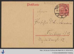 Postkarte, 31.05.1919