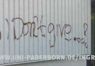 I Don't give...!