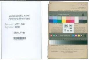 Entnazifizierung Fritz Storll , geb. 31.08.1911 (Landwirtsgehilfe)