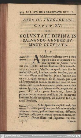 Pars III. Theologiae
