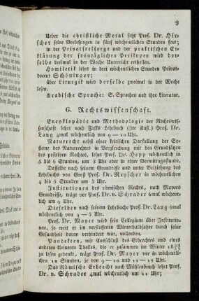 9-11, G. Rechtswissenschaft