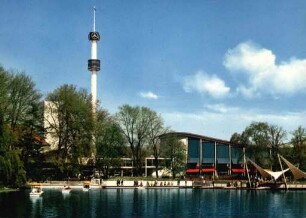 Bundesgartenschau 1967. Gondolettafahrt auf dem Stadtgartensee