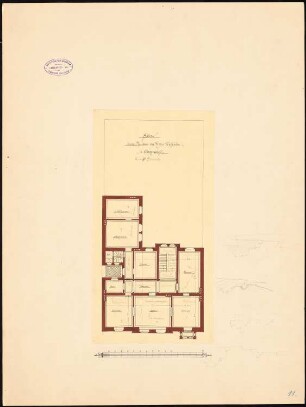 Wohnhaus Dofflein, Mainz: Grundriss 1. Obergeschoss